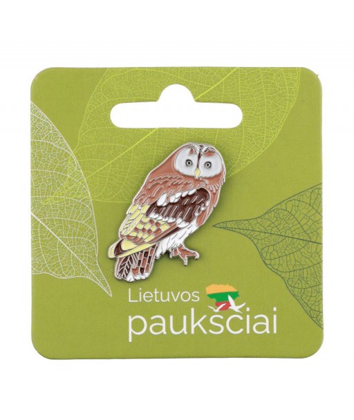 Pin Badge Tawny Owl